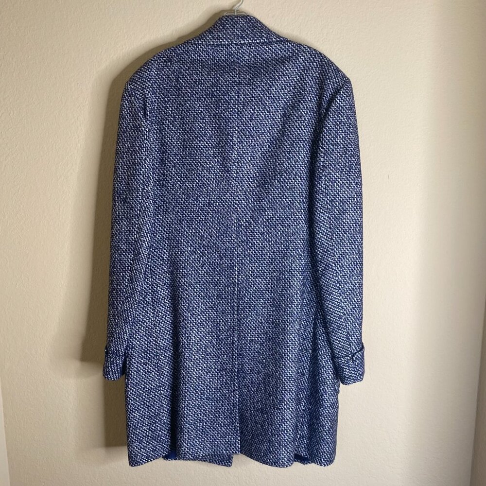 kiton cashmere blend tweed coat - Picture 5 of 5